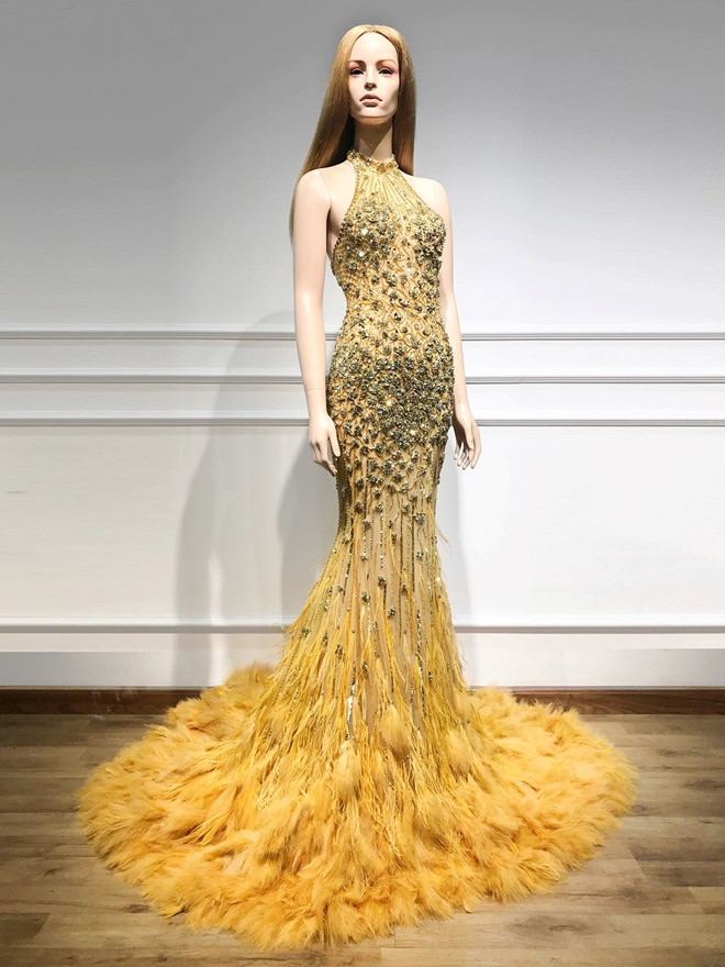 Mỹ Linh sẽ diện đầm dạ hội hở lưng ở chung kết Hoa hậu Thế giới